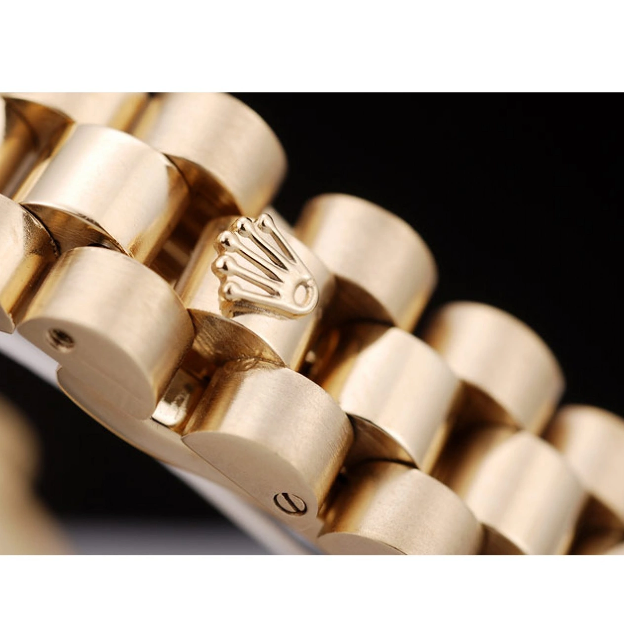 Best AAA Replica Sites Rolex Bezel Pattern Dial DateJust Ribbed Gold Gold 0630